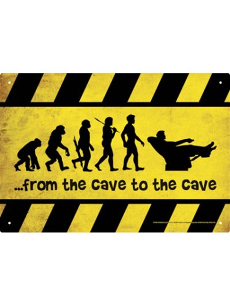 Cave To Cave Tin Sign/Product Detail/Posters & Prints