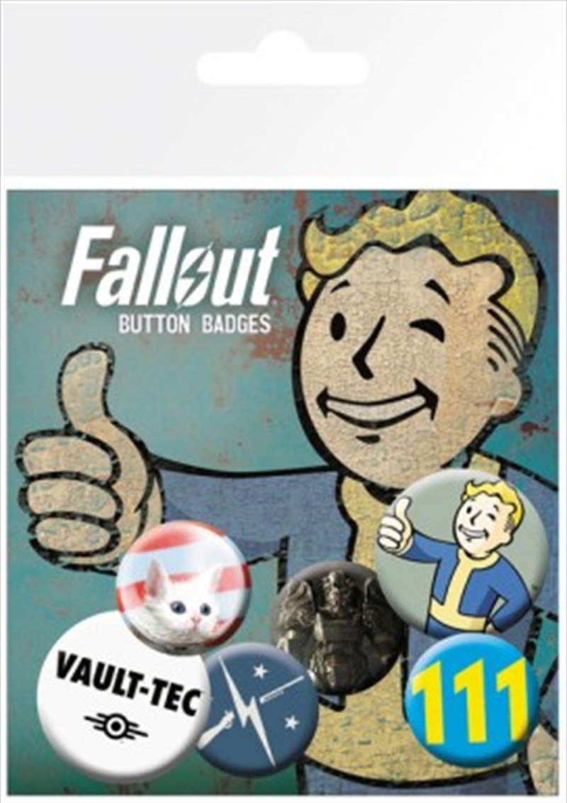 Fallout 4 Mix 1 Badge 6 Pack | Merchandise