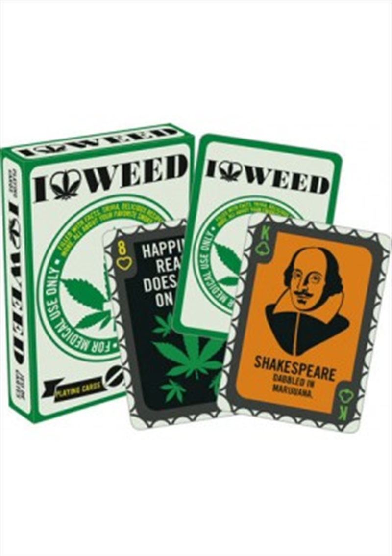 I Love Weed Playing Cards/Product Detail/Card Games
