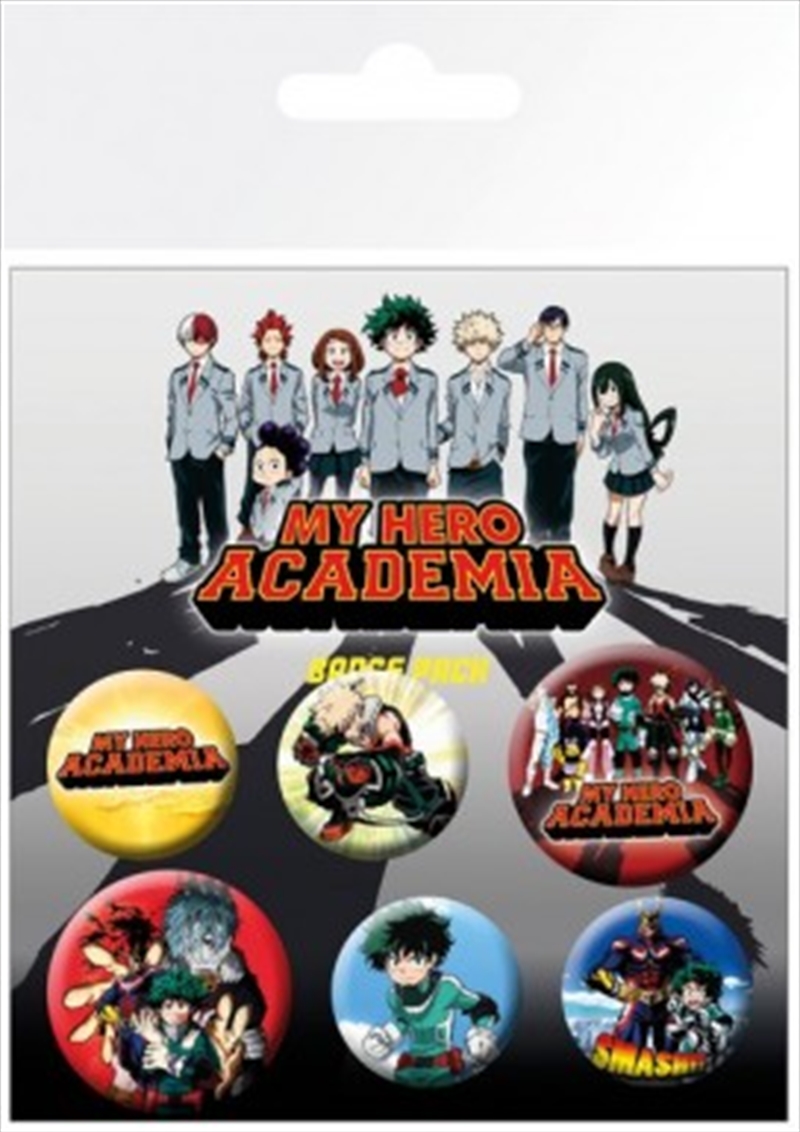 My Hero Academia Mix Badge 6 Pack/Product Detail/Buttons & Pins