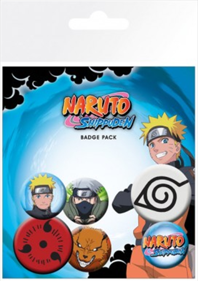 Naruto Shippuden Mix Badge 6 Pack/Product Detail/Buttons & Pins