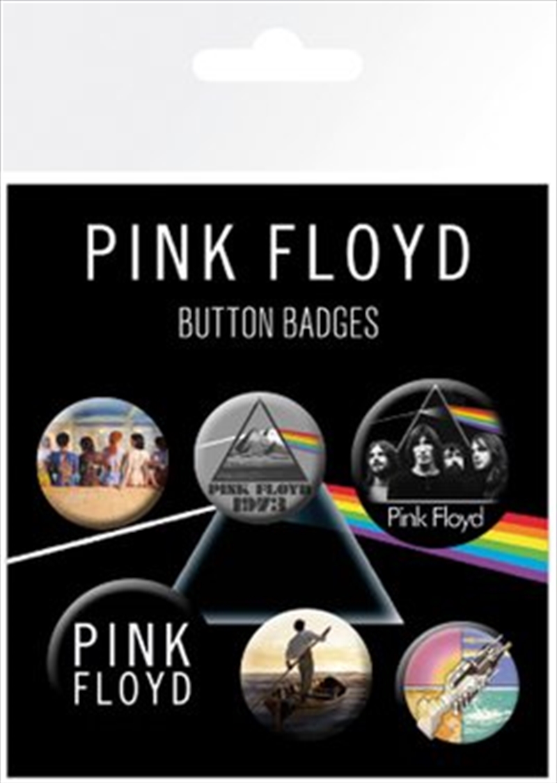 Pink Floyd Badge 6 Pack/Product Detail/Buttons & Pins