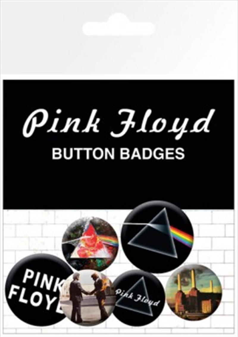 Pink Floyd Badge 6 Pack/Product Detail/Buttons & Pins
