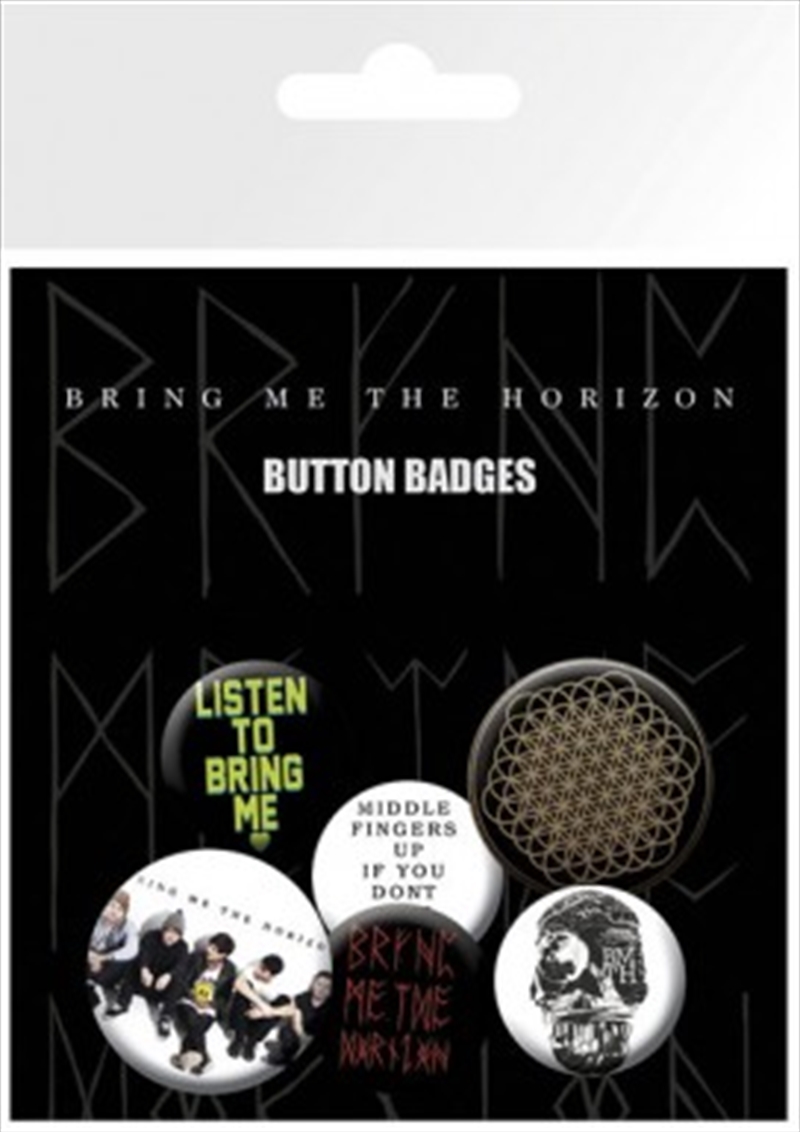 Bring Me the Horizon Sempiternal Badge 6 Pack/Product Detail/Buttons & Pins
