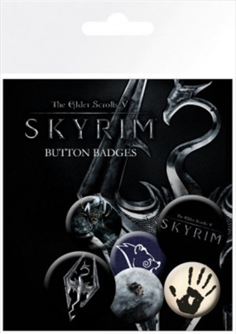 Skyrim Mix Badge 6 Pack | Merchandise