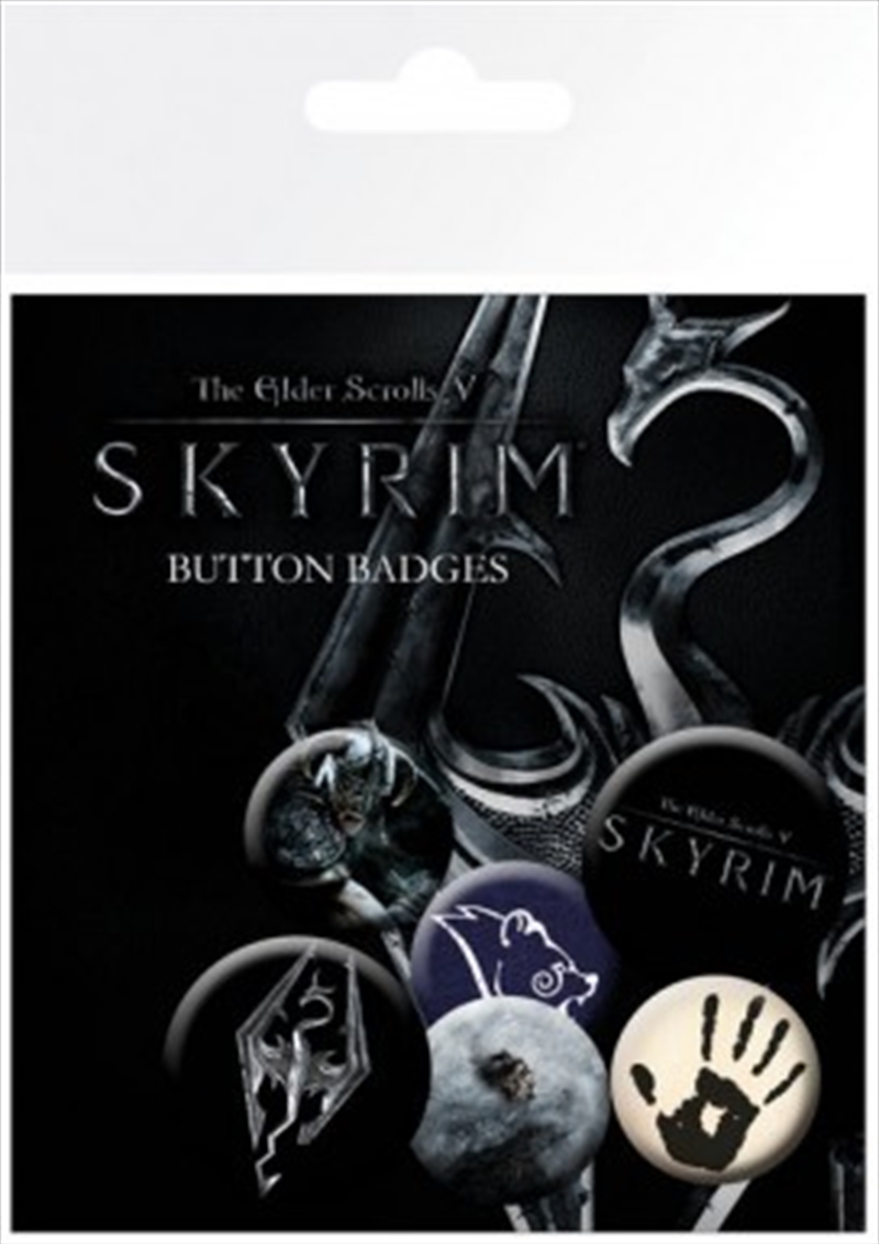 Skyrim Mix Badge 6 Pack/Product Detail/Buttons & Pins