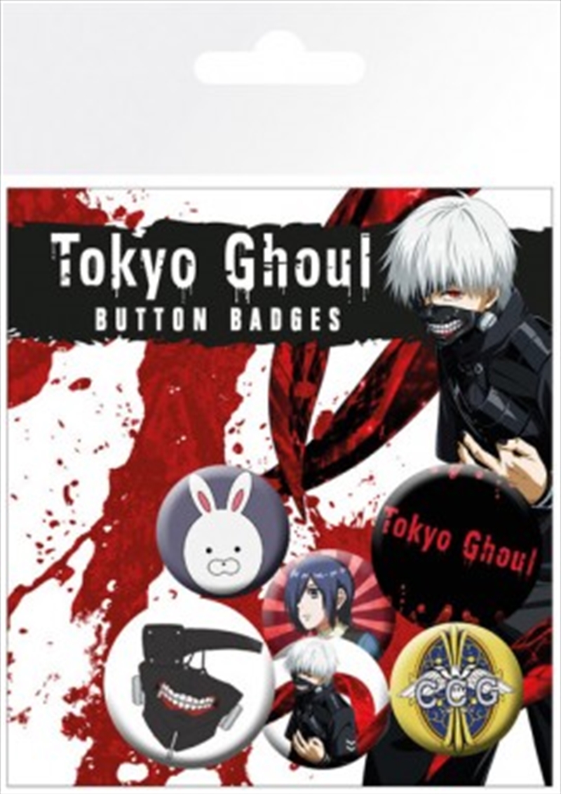 Tokyo Ghoul Badge 6 Pack/Product Detail/Buttons & Pins