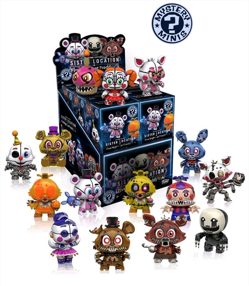 Five Nights at Freddys: Sister Location - Mystery Minis/Product Detail/Figurines