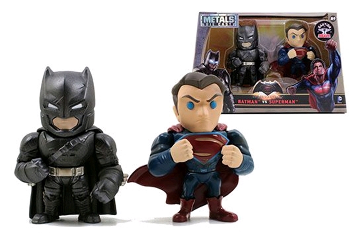 Batman v Superman: Dawn of Justice - Batman & Superman 4" Metals 2 Pack Wave 1/Product Detail/Figurines