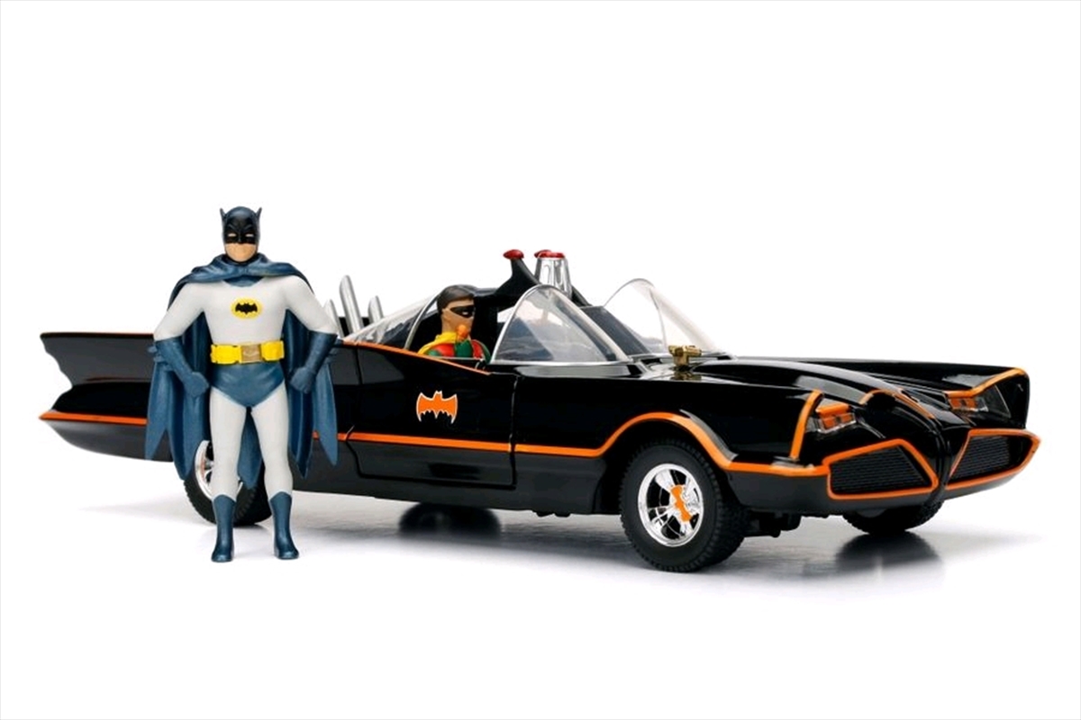 Batman (1966) - Batmobile 1:24 w/Batman & Robin/Product Detail/Figurines