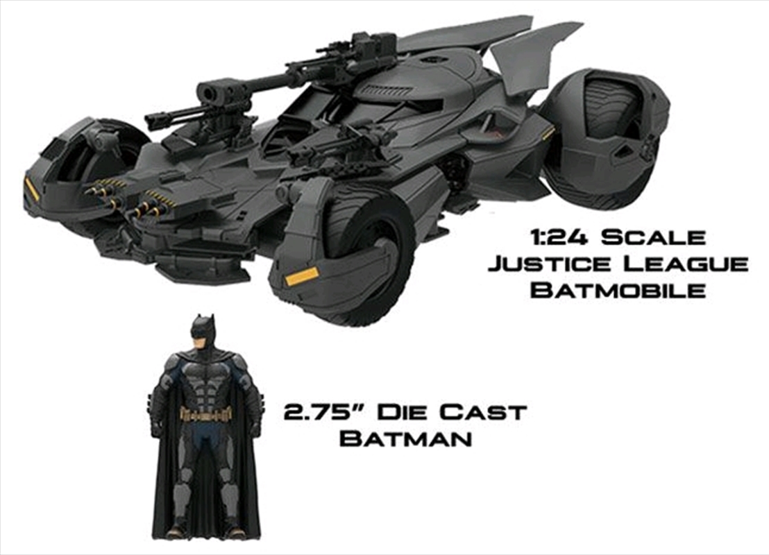 Justice League Movie - Batmobile with Batman Figure 1:24/Product Detail/Figurines