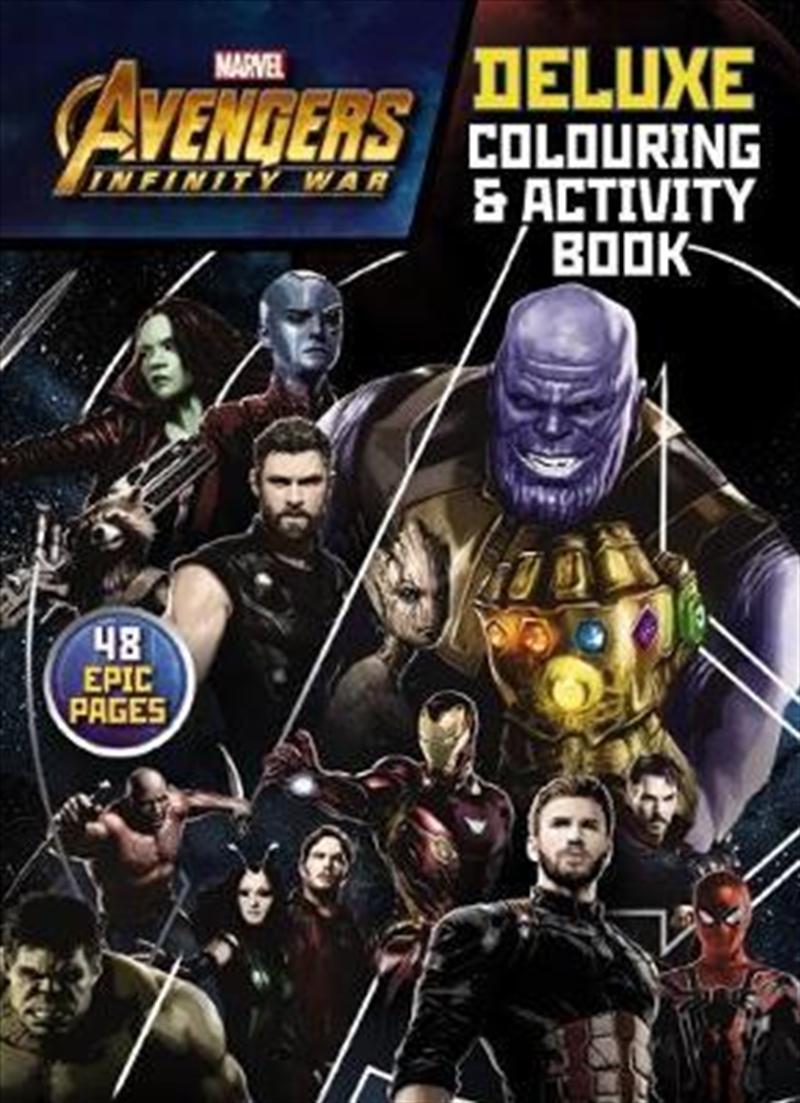 Avengers Infinity War: Deluxe Colouring & Activity Book/Product Detail/General Fiction Books
