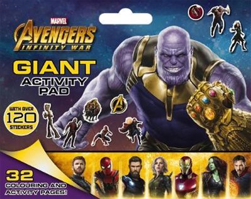 Marvel Avengers Infinity War: Giant Activity Pad/Product Detail/Arts & Crafts Supplies