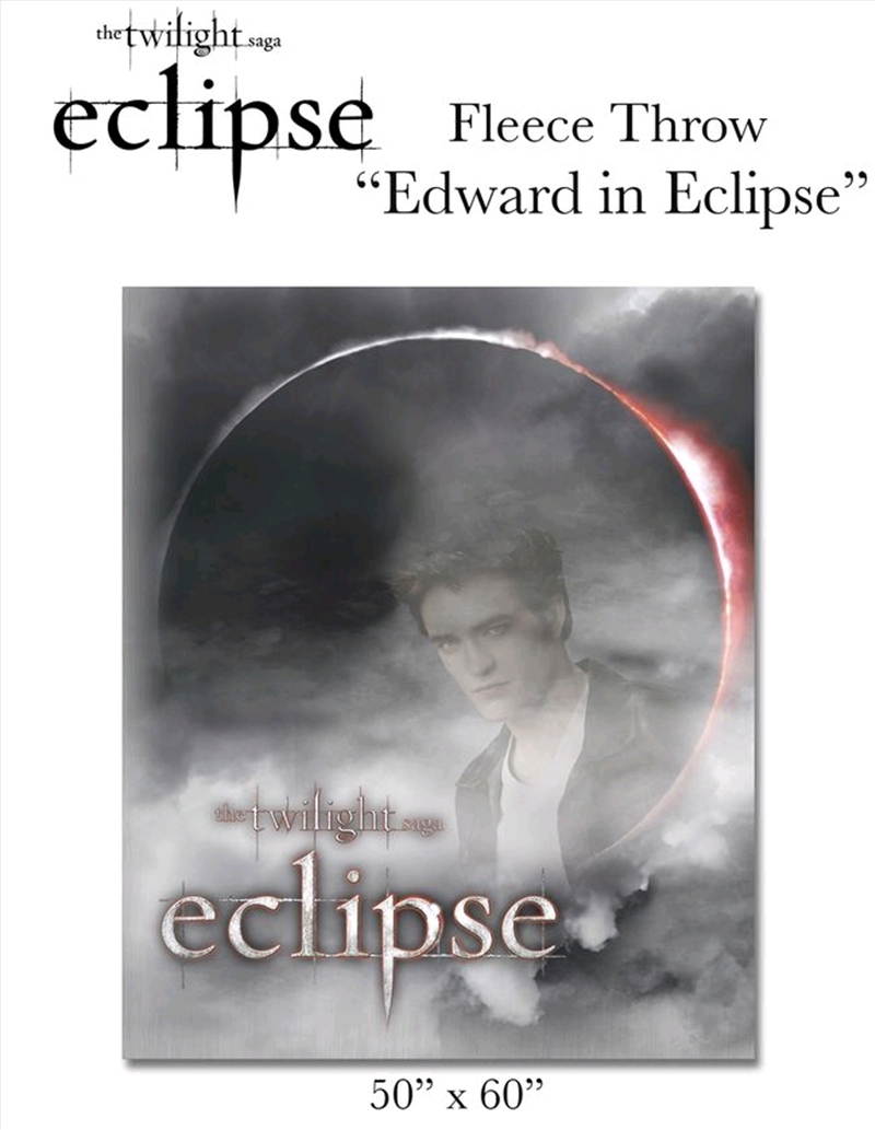 Eclipse - Fleece Throw Edward In The Twilight Saga/Product Detail/Manchester