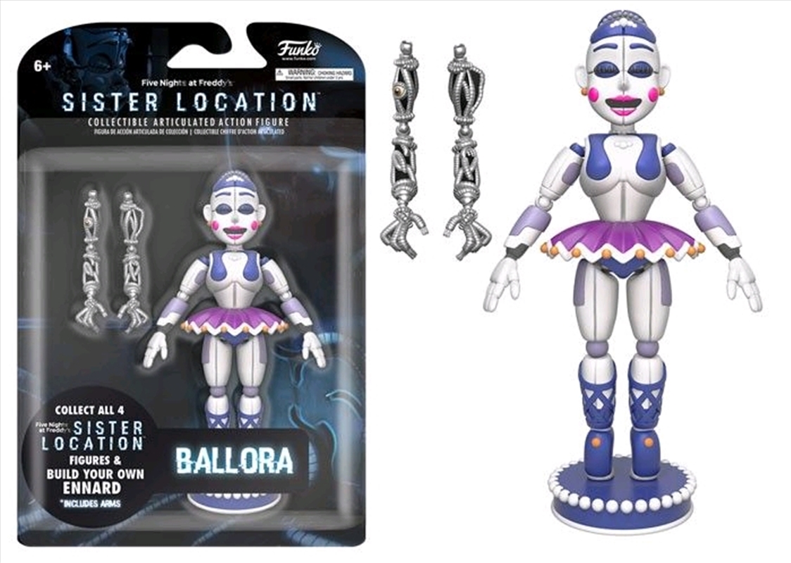Five Nights at Freddy's: Sister Location - Ballora 5" Articulated Action Figure/Product Detail/Figurines