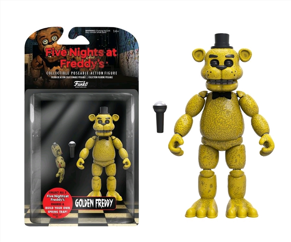 Five Nights At Freddy's - Gold Freddy Articulated Action Figure/Product Detail/Figurines