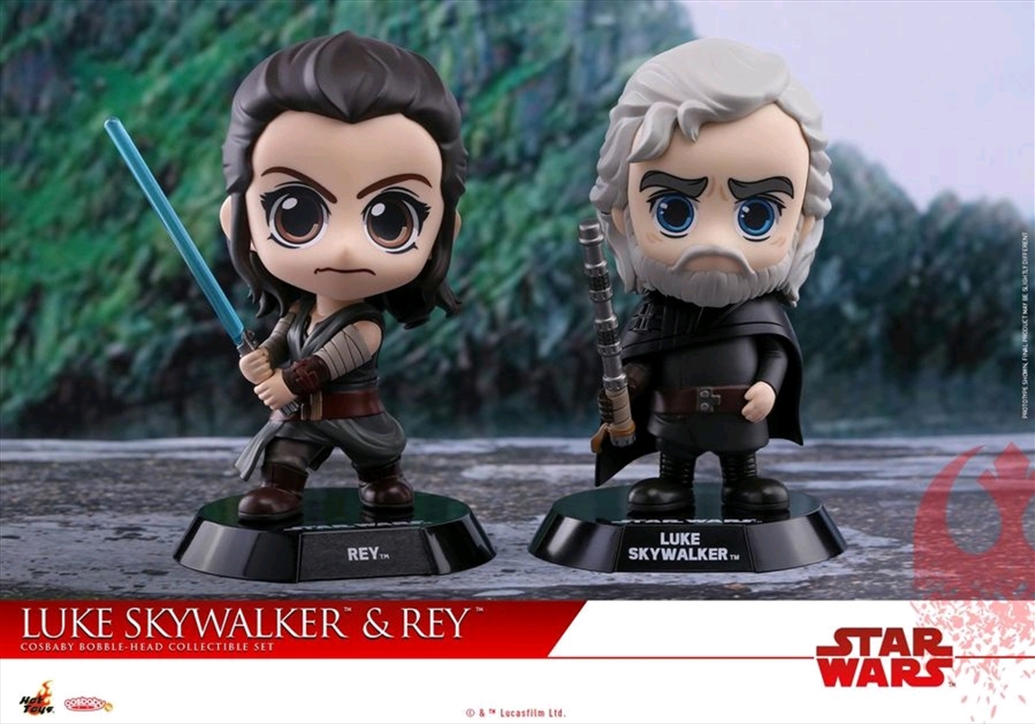 Star Wars - Luke Skywalker & Rey Episode VIII The Last Jedi Cosbaby Set/Product Detail/Figurines