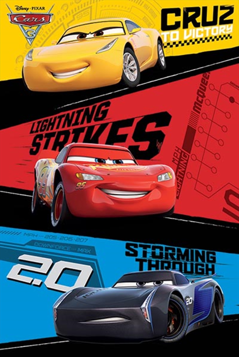 Cars 3 - Trio/Product Detail/Posters & Prints