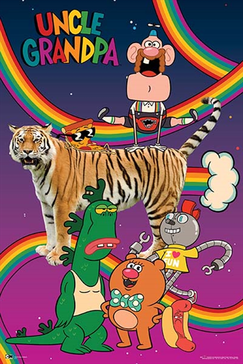 Uncle Grandpa - Rainbow/Product Detail/Posters & Prints
