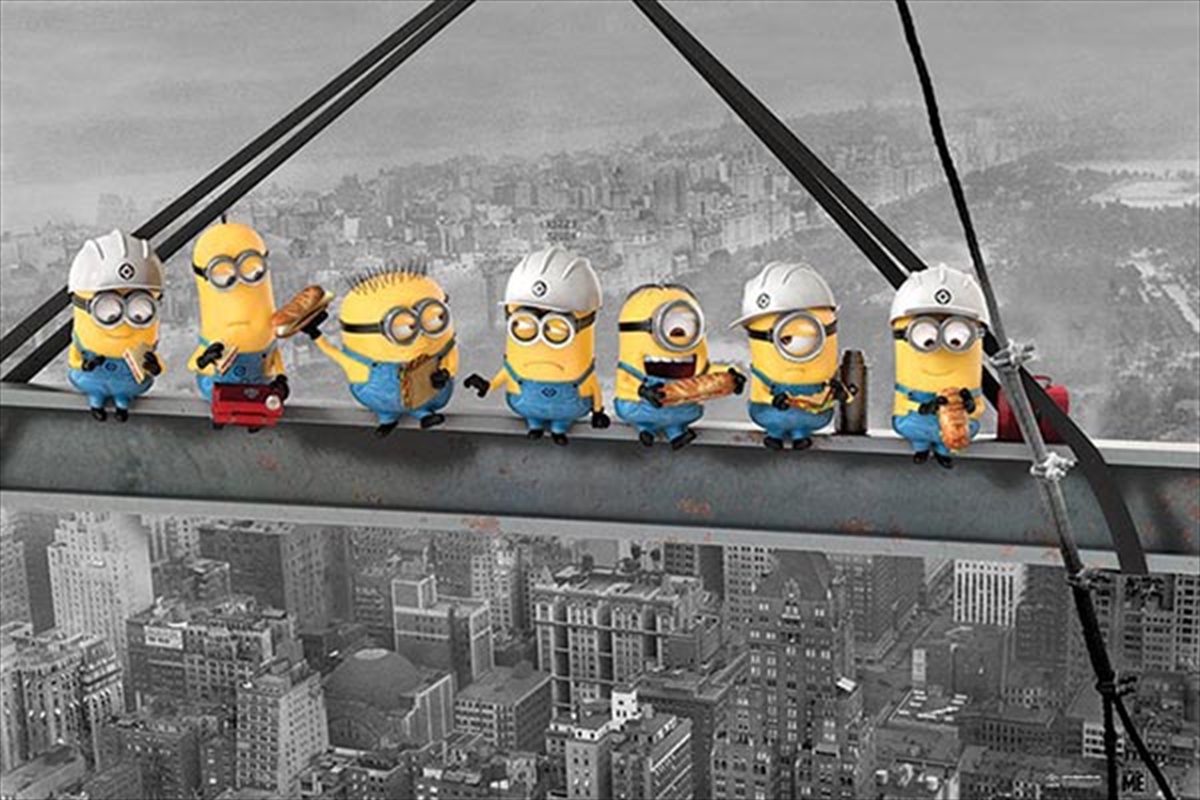 Minions - Despicable Me Lunch On A Skyscraper/Product Detail/Posters & Prints