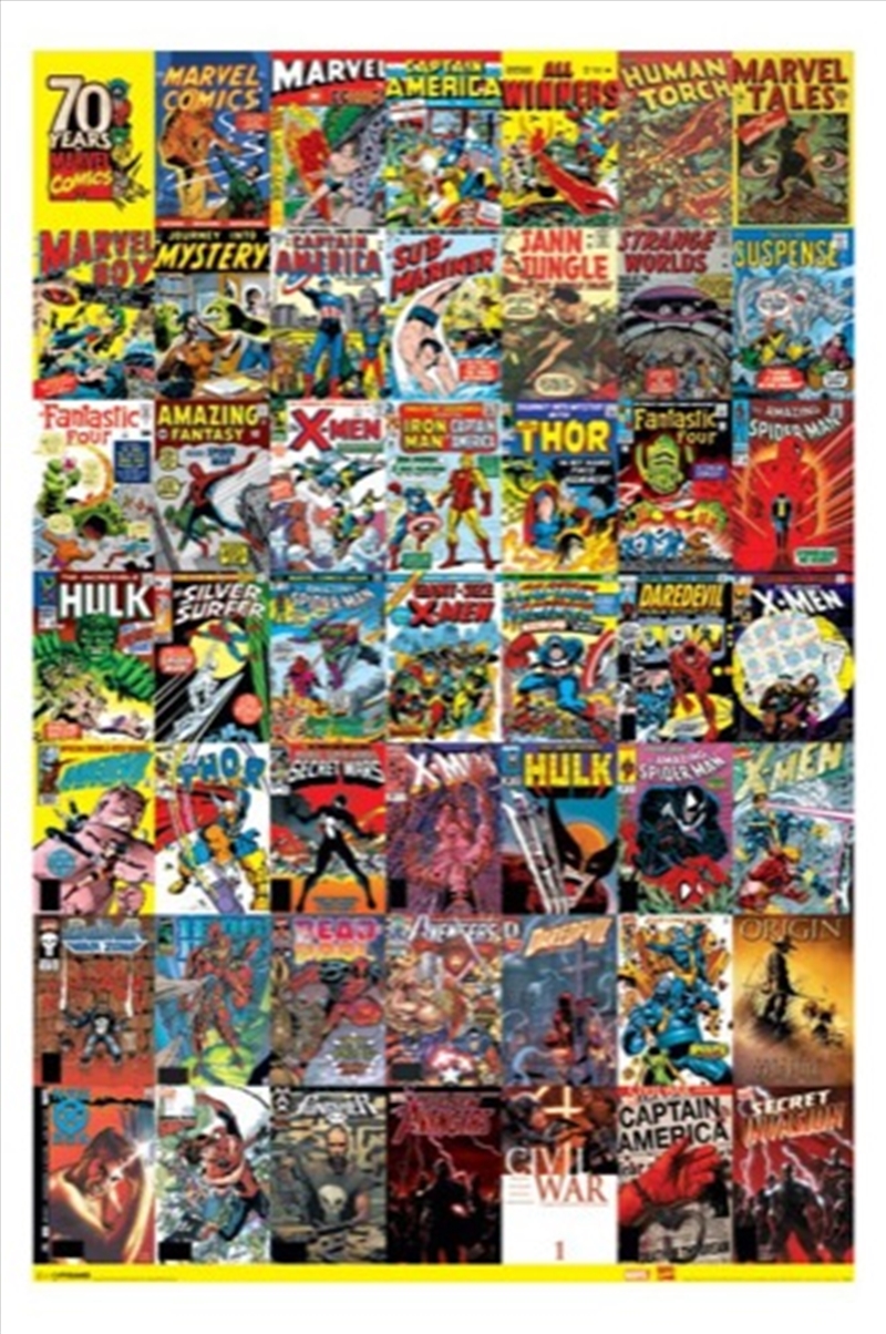 Marvel Comics - 70 Years Comic Covers/Product Detail/Posters & Prints