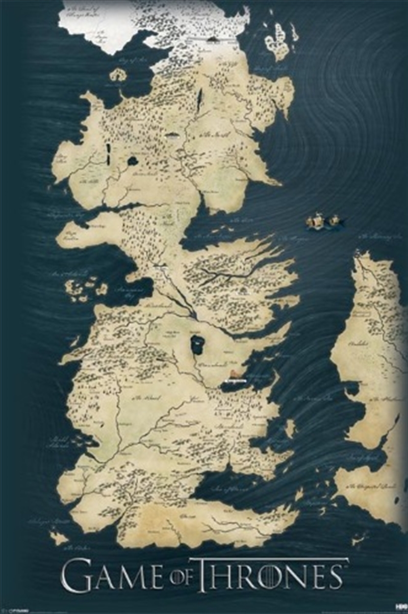 Game of Thrones - Map Of Westeros/Product Detail/Posters & Prints