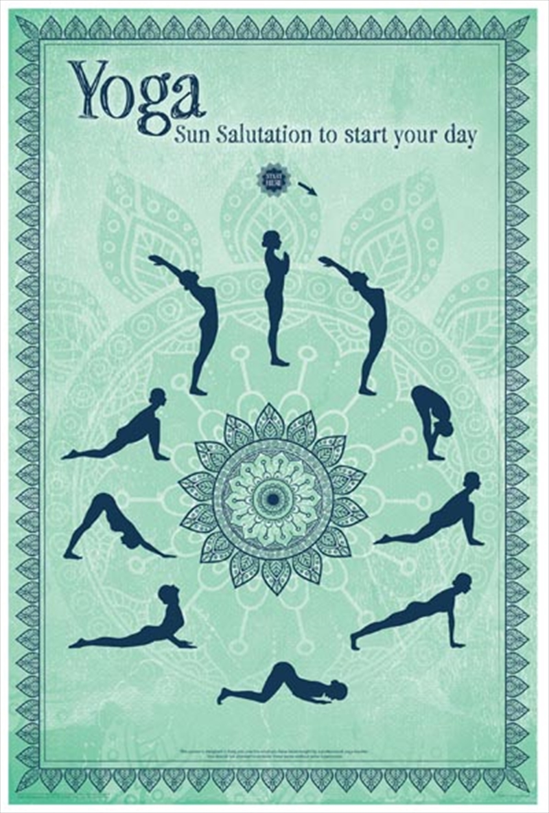 Yoga - Sun Salutation/Product Detail/Posters & Prints