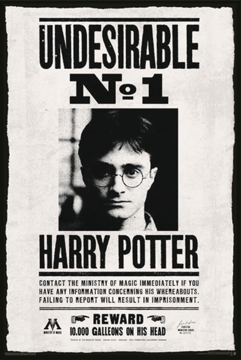 Harry Potter - Undesirable No.1/Product Detail/Posters & Prints