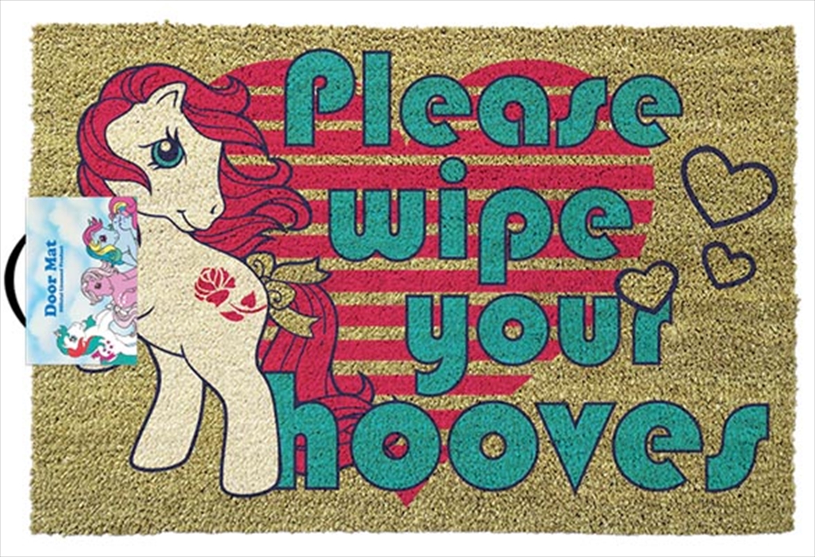 My Little Pony Retro - Wipe Your Hooves/Product Detail/Doormats