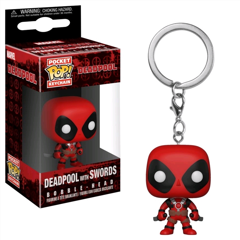 Deadpool - Deadpool with Swords Pocket Pop! Keychain/Product Detail/Movies