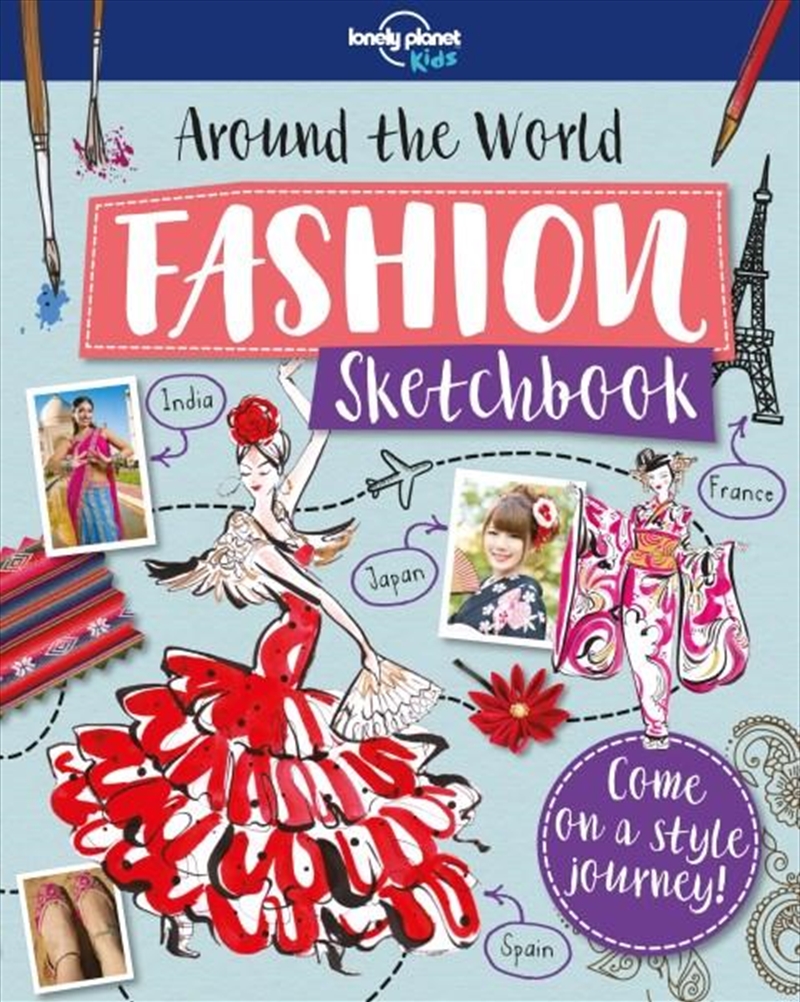 Lonely Planet - Around The World Fashion Sketchbook/Product Detail/Travel & Holidays