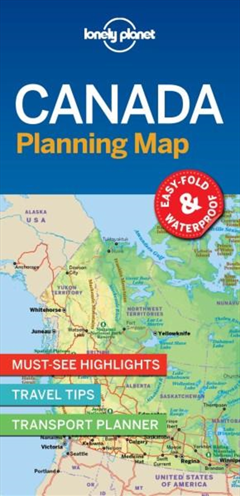 Lonely Planet - Canada Planning Map/Product Detail/Travel & Holidays