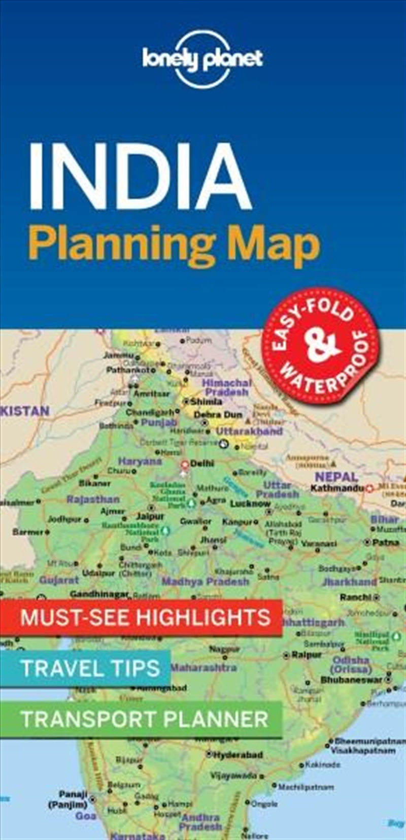 Lonely Planet - India Planning Map/Product Detail/Travel & Holidays