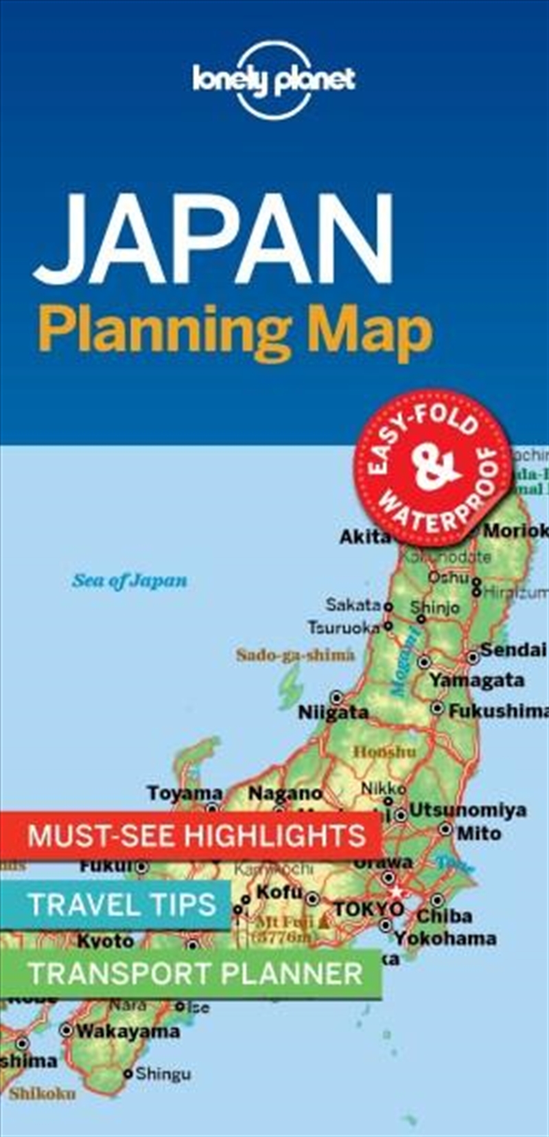 Lonely Planet - Japan Planning Map/Product Detail/Travel & Holidays