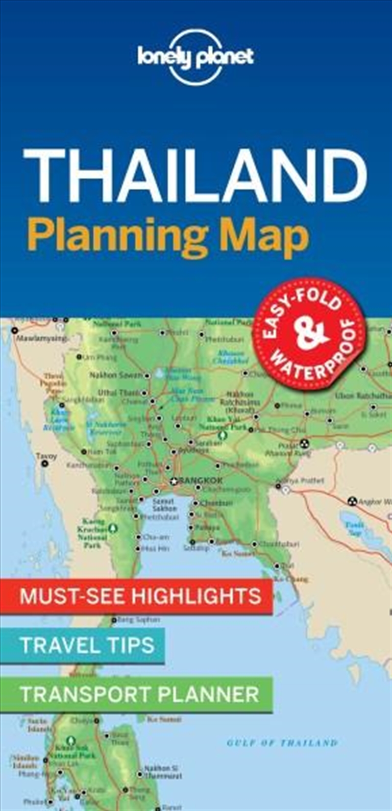 Lonely Planet - Thailand Planning Map/Product Detail/Travel & Holidays