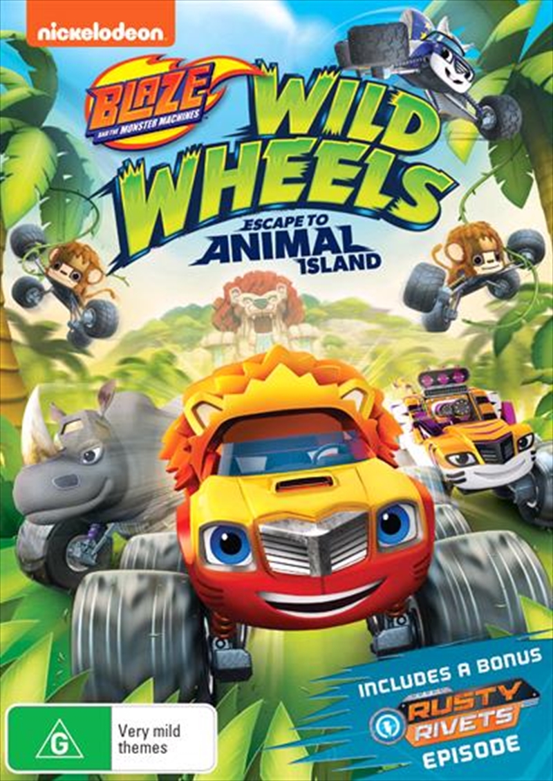 Blaze And The Monster Machines - Wild Wheels Escape To Animal Island/Product Detail/Nickelodeon