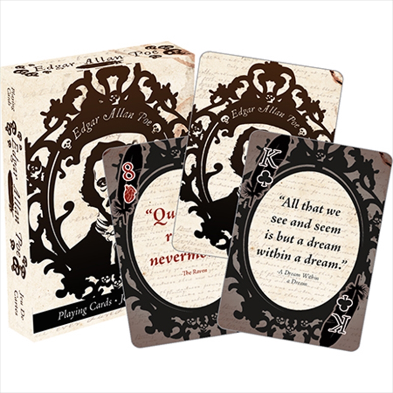 Edgar Allen Poe Playing Cards/Product Detail/Card Games
