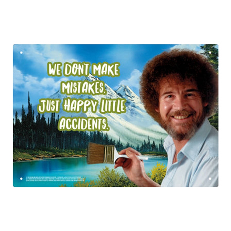 Bob Ross - Happy Little Accidents Tin Sign/Product Detail/Posters & Prints