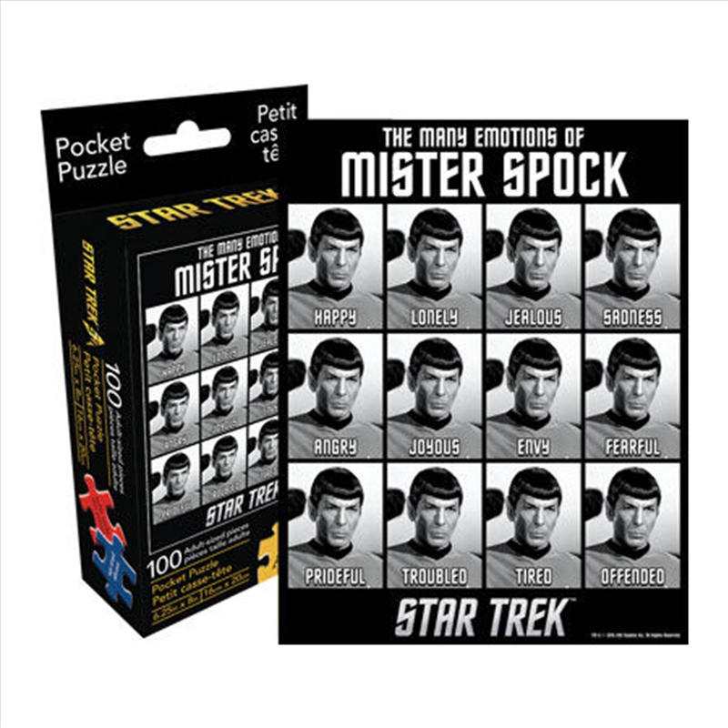 Star Trek – Emotions Of Spock 100pc Pocket Puzzle/Product Detail/Film and TV
