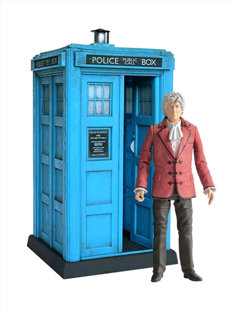 Doctor Who - Third Doctor with TARDIS Action Figure Set/Product Detail/Figurines
