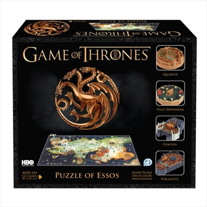 Game of Thrones: 4D Puzzle: Essos/Product Detail/Film and TV