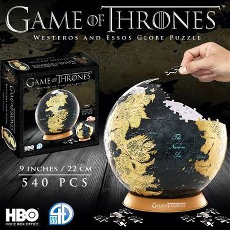Game of Thrones Globe 9" Globe Puzzle/Product Detail/Film and TV