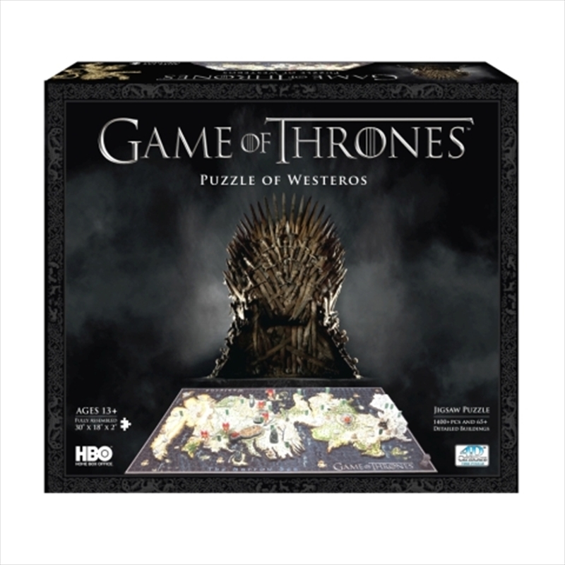 Buy Game of Thrones Westeros 4D Puzzle, Puzzles | Sanity