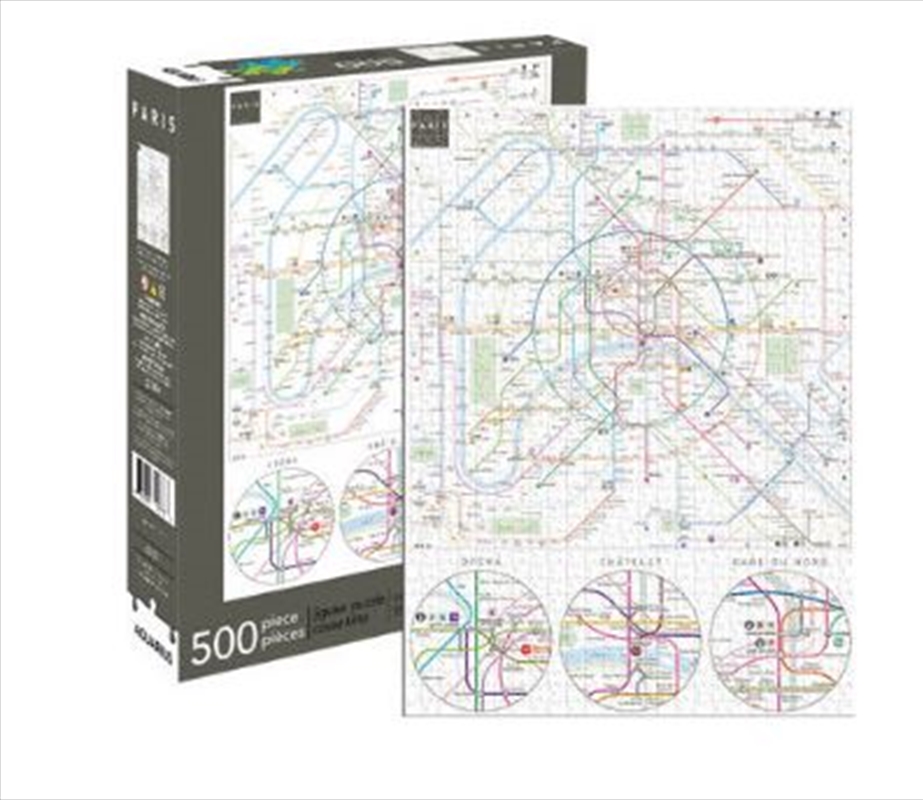 Paris Metro 500 Piece Puzzle/Product Detail/Destination