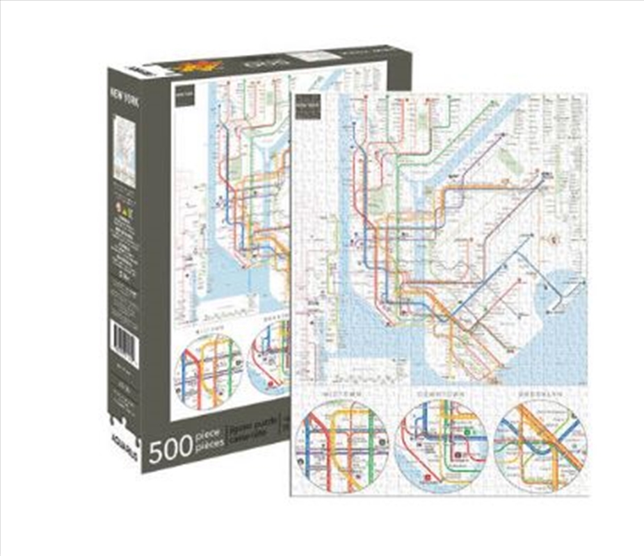 New York Subway 500pc Puzzle/Product Detail/Destination