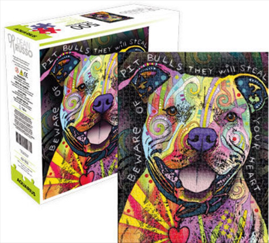 Dean Russo – Pit Bull 500 Piece Aquarius Select Puzzle/Product Detail/Art and Icons