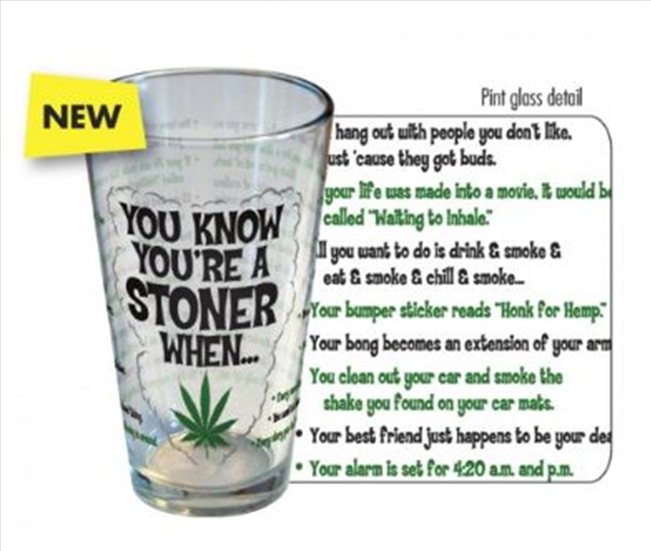 You Know Youre A Stoner Pint/Product Detail/Adult Games