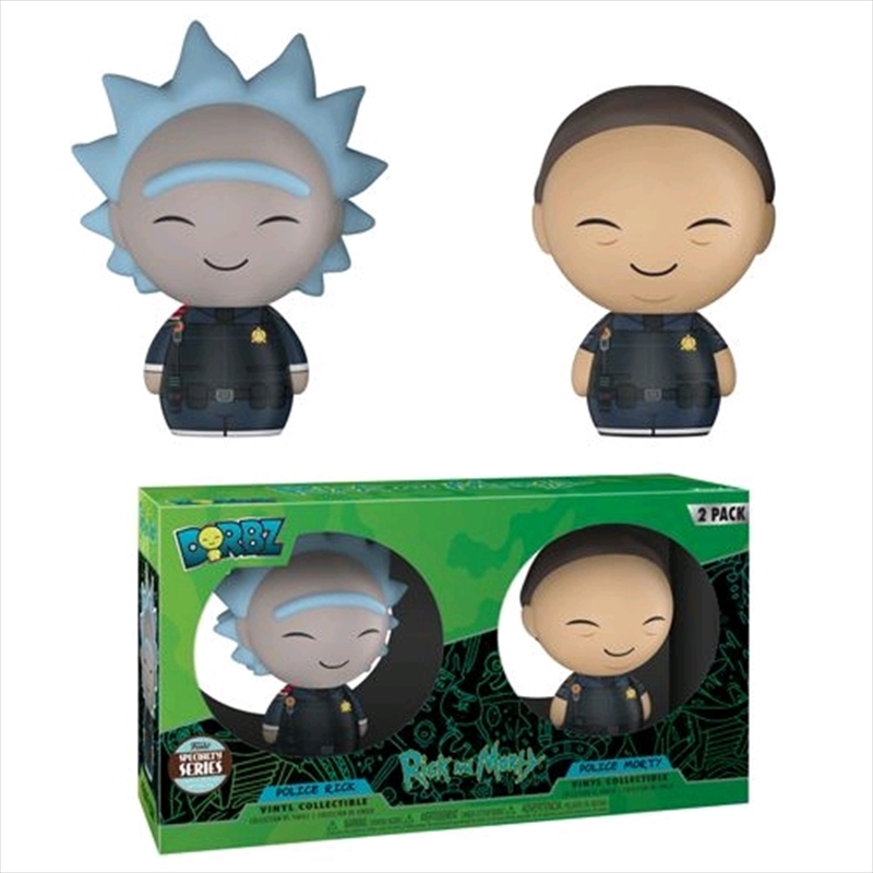 Rick and Morty - Police Rick & Police Morty Specialty Series Exclusive Dorbz 2-pack/Product Detail/Funko Collections