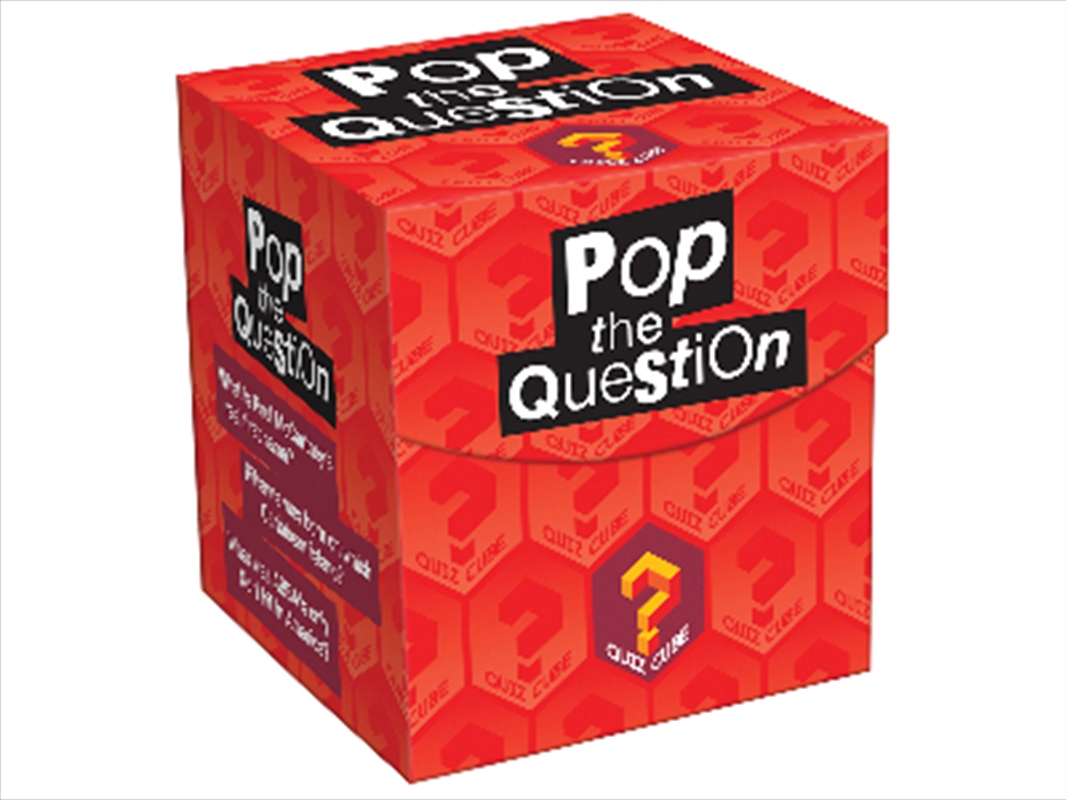Pop The Question Quiz Cube Game/Product Detail/Board Games