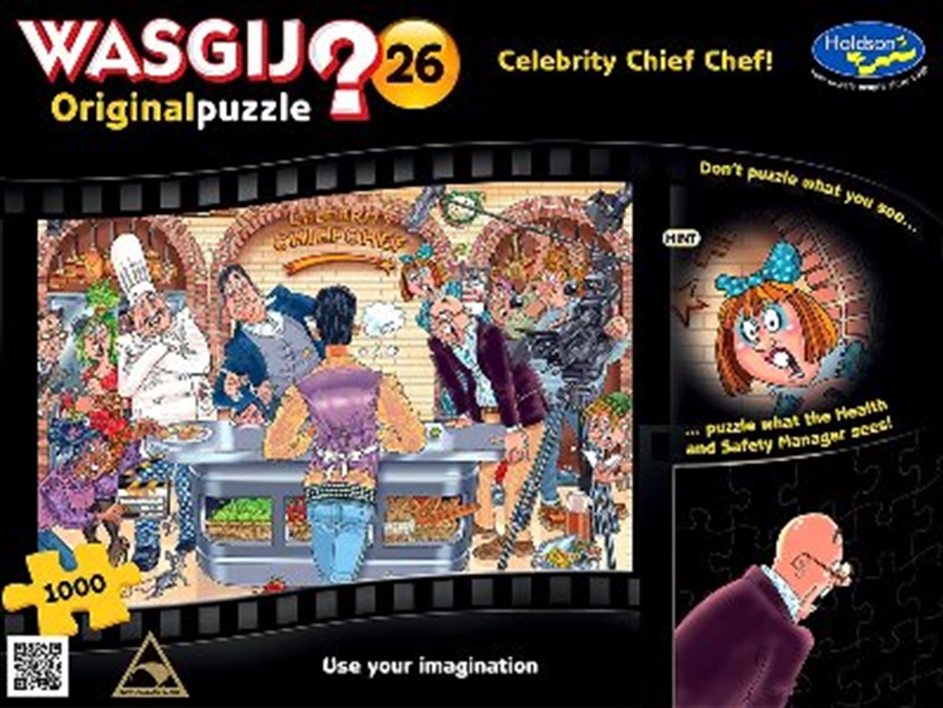 Wasgij: Original 26 Celebrity Chief Chef 1000 Piece Puzzle/Product Detail/Art and Icons